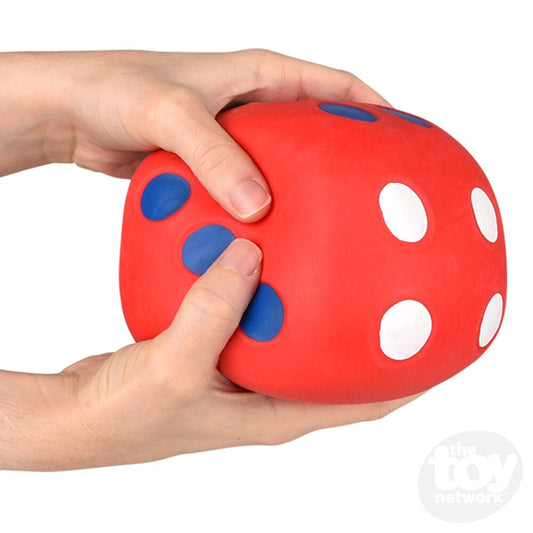 4.75" Squish And Roll Mega Marshmallow Dice
