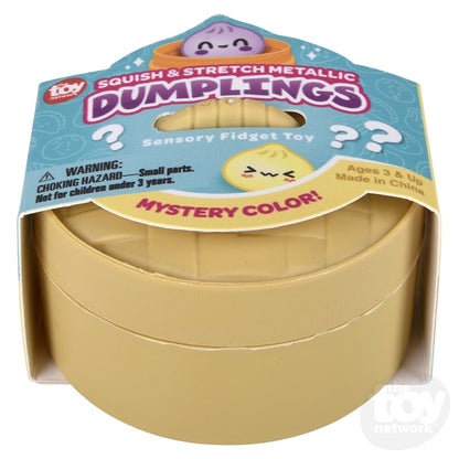 Toy Network 2" Squish And Stretch Metallic Surprise Dumplings