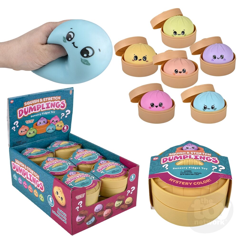 3.25" Squish And Stretch Surprise Dumplings