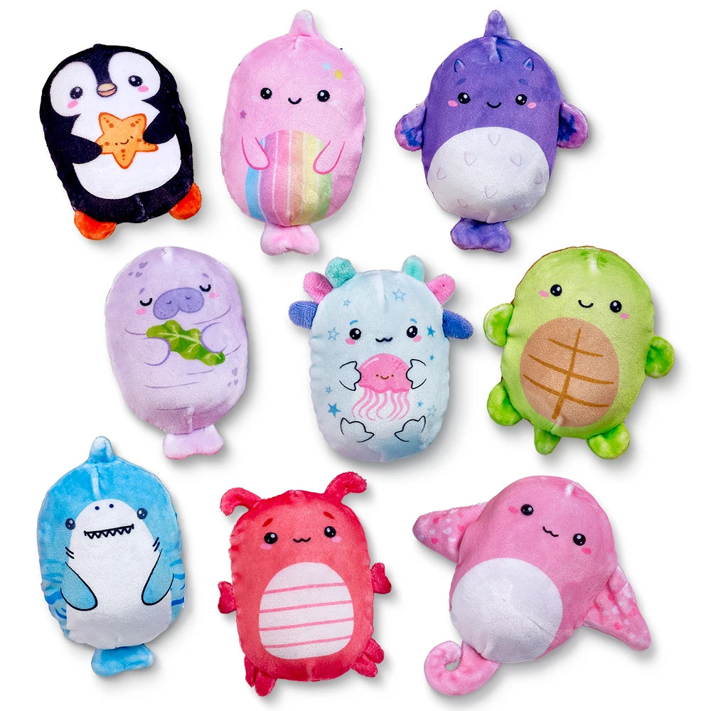 Top Trenz Bubble Stuffed Squishy Friends - Sea Life Edition