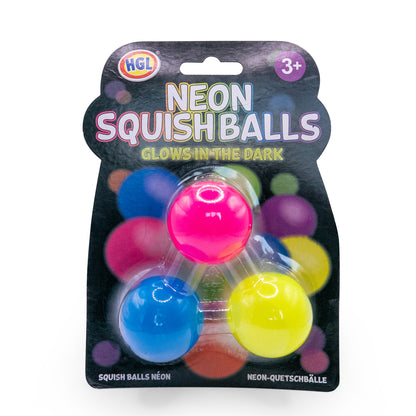 Glow in the Dark Neon Squish Balls