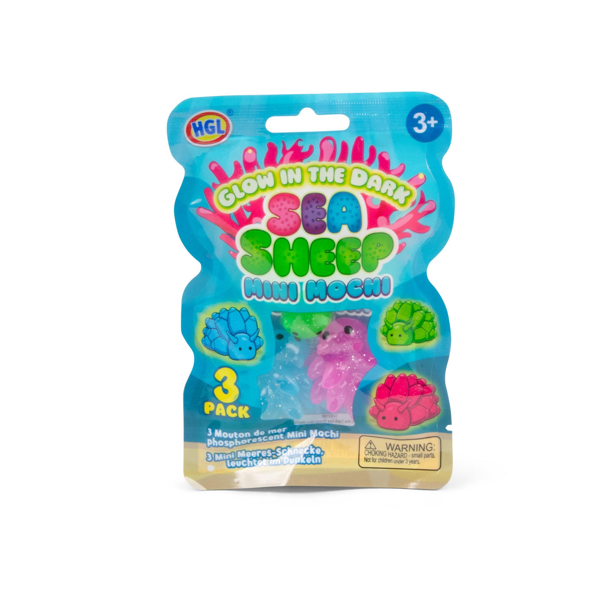SEA SHEEP GLOW IN THE DARK MINI MOCHIS - 3 PACK