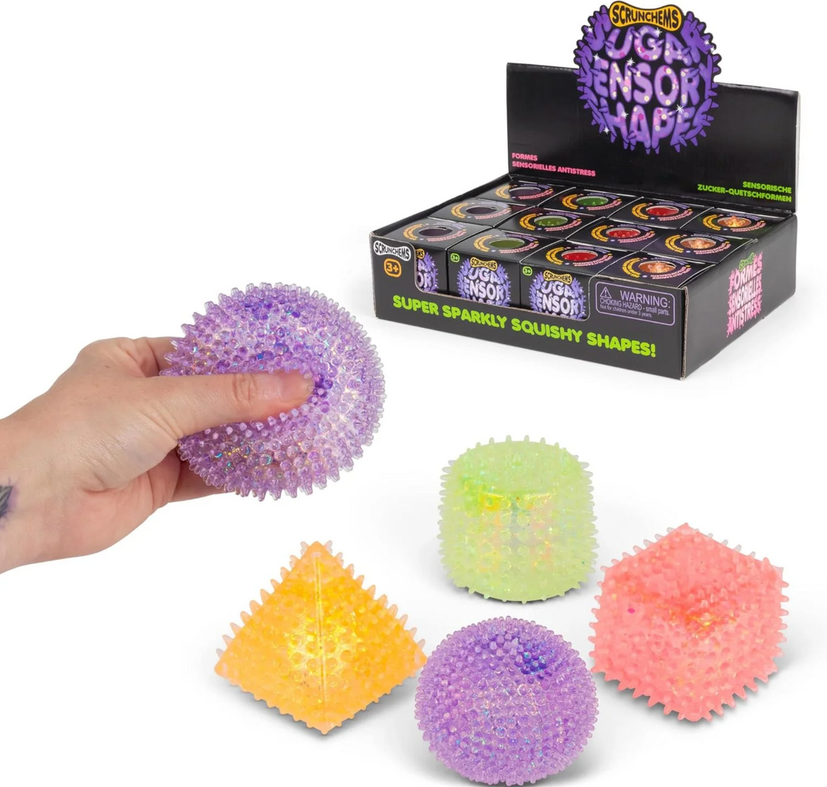 SCRUNCHEMS SENSORY SUGAR SHAPES