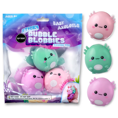 Top Trenz Sticky Bubble Blobbies - Baby Axolotls