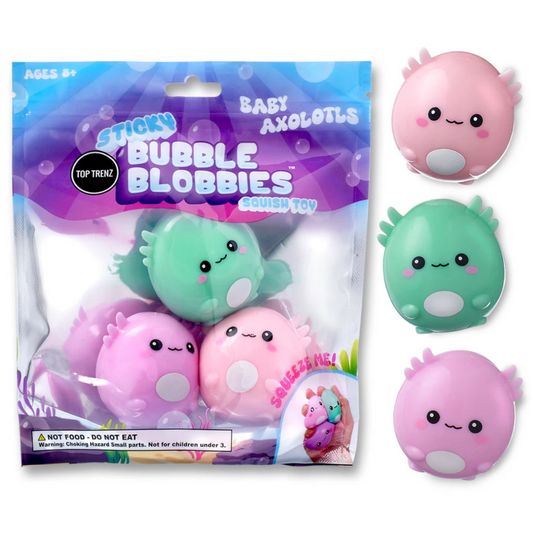 Top Trenz Sticky Bubble Blobbies - Baby Axolotls