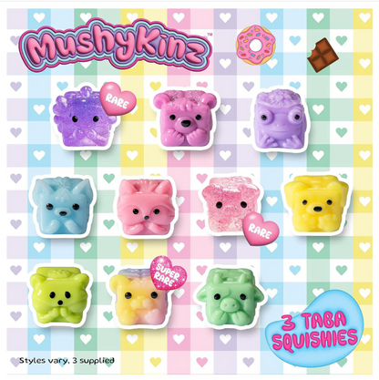 MushyKinz Mystery Mini 3 Pack Squishy