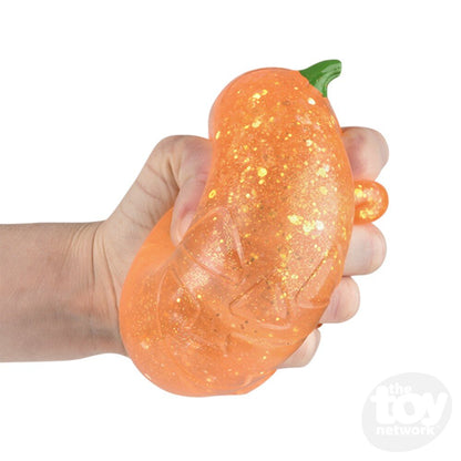 3.75" Jack O Lantern Squeezy Sugar Ball