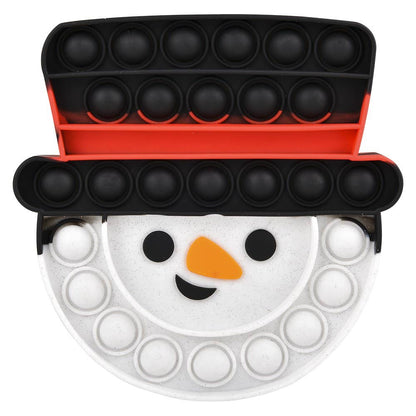 SNOWMAN TOP HAT BUBBLE POPPERS 6"