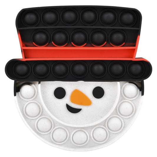 SNOWMAN TOP HAT BUBBLE POPPERS 6"