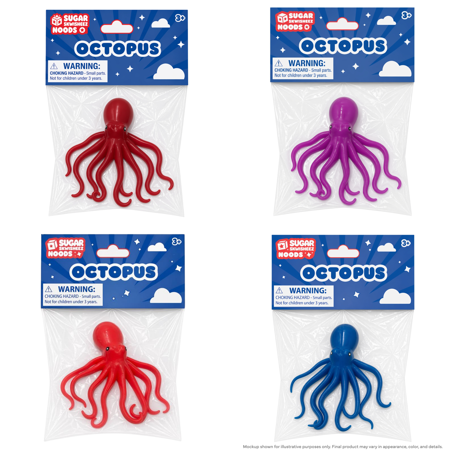 Sugar Skwisheez Noods Octopus