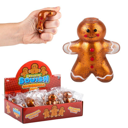 2.25" SQUISHY STICKY GINGERBREAD MAN