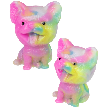 2.75" STICKY RAINBOW CORGI