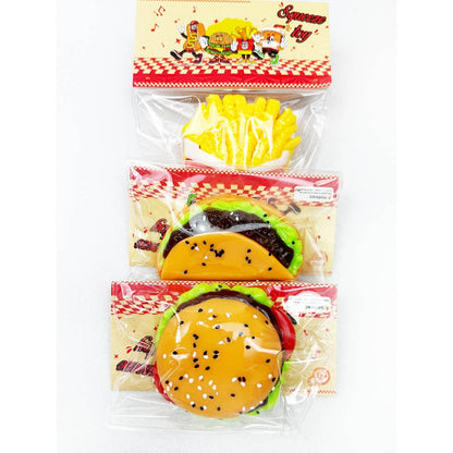 Hamburger and Fast Food Squishy Toy