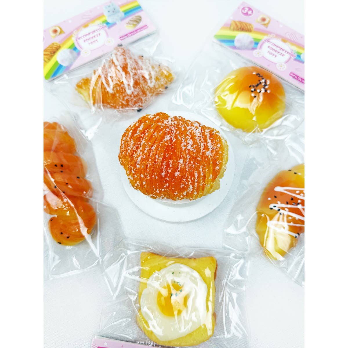 Mixed Realistic Bakery Mochi Squishies