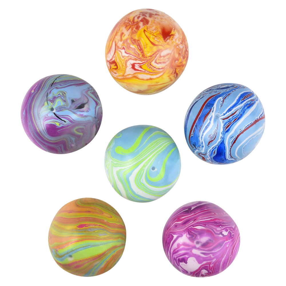 2.33" SQUISH AND STRETCH MARBLEIZED YUMMY BALL