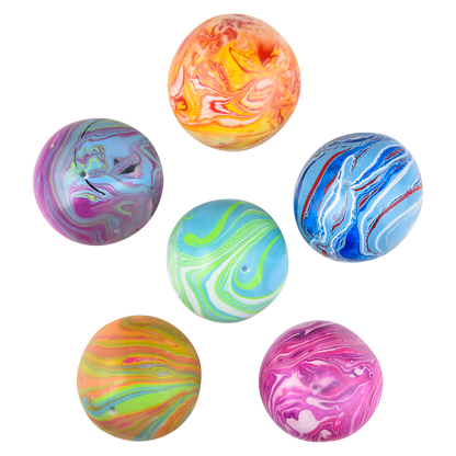 2.33" SQUISH AND STRETCH MARBLEIZED YUMMY BALL