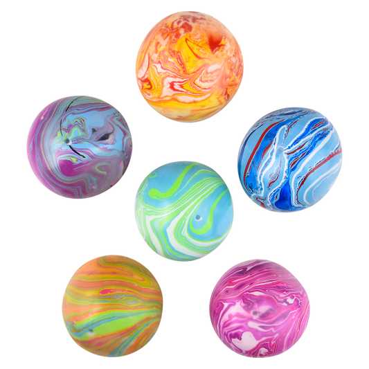 2.33" SQUISH AND STRETCH MARBLEIZED YUMMY BALL
