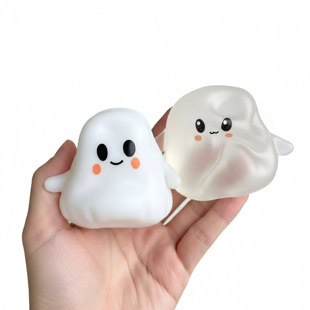 Coconut Oil Filled Halloween Ghost