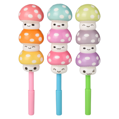 7" SQUISHY MUSHROOM PENS