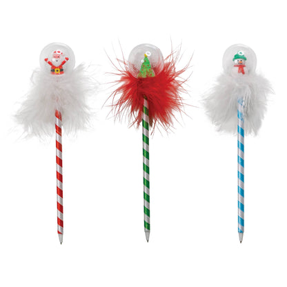 WINTER SNOW GLOBE PEN