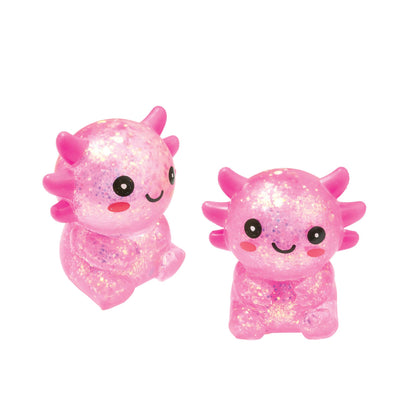 GLITTER AXOLOTL SQUISHY TOY