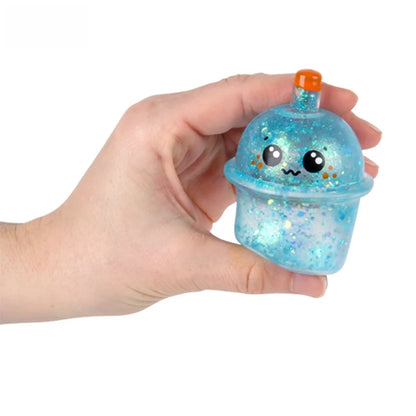 Boba Glittery Sugar Squishy