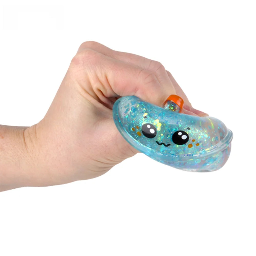 Boba Glittery Sugar Squishy