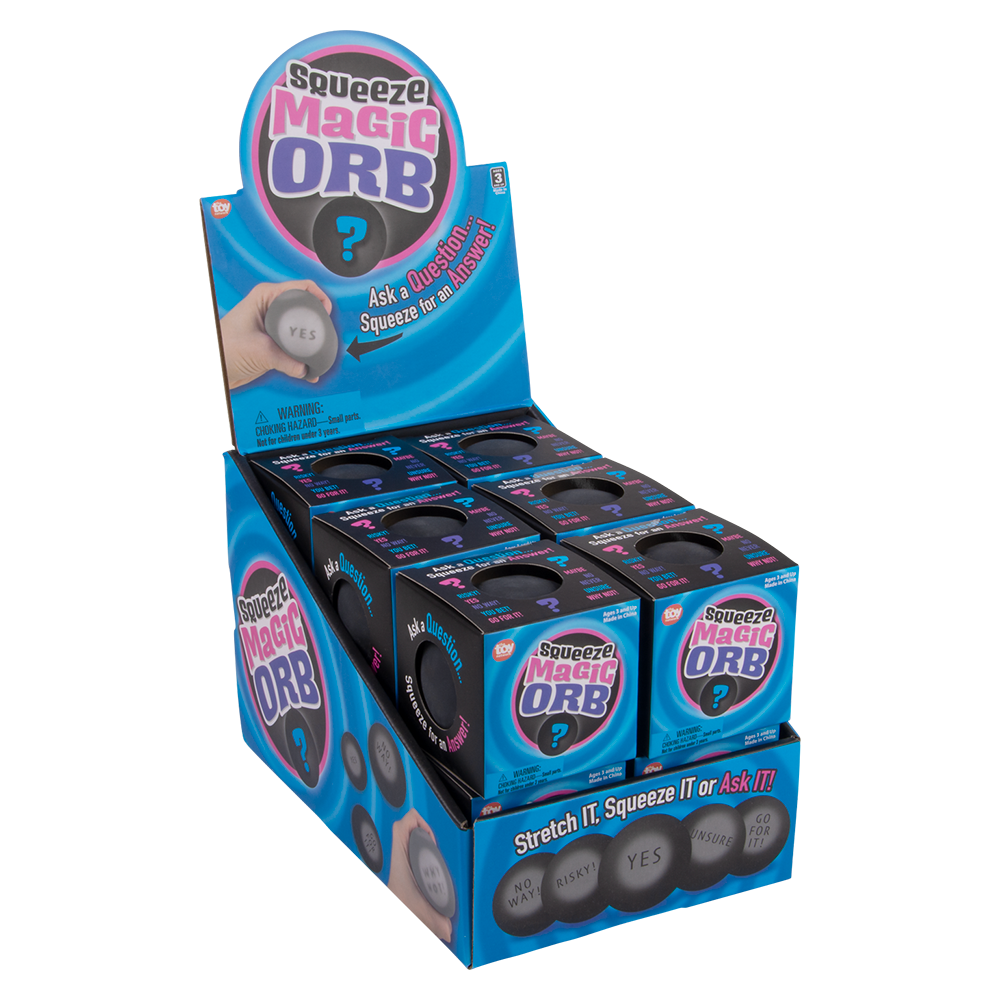 (T) SQUEEZE MAGIC ANSWERING  ORB 2.75" 12CT