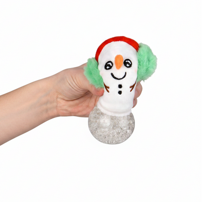 3" CHRISTMAS SQUEEZY BEAD PLUSH