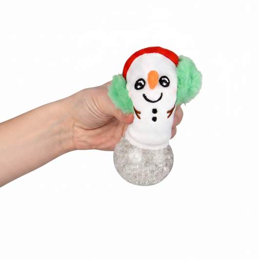 3" CHRISTMAS SQUEEZY BEAD PLUSH