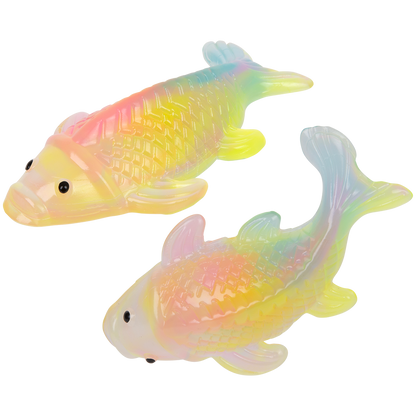 4.5" STICKY RAINBOW KOI FISH