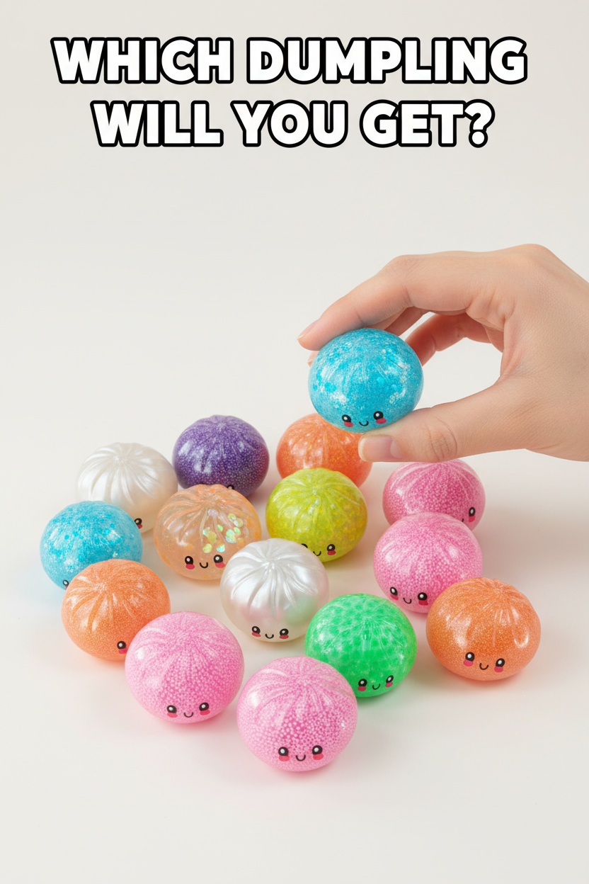 Fun Doh Squishy Mystery Mini Petite 2.5" Dumpling