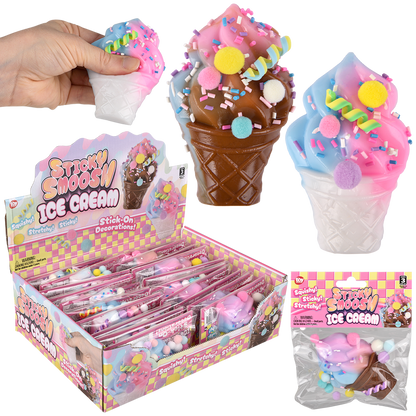 3.75" PICK N PULL FIDGET ICE CREAM CONE