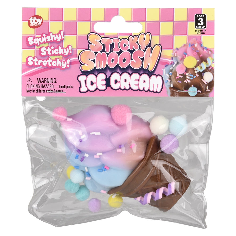 (T) 3.75" PICK N PULL FIDGET ICE CREAM CONE 20CT