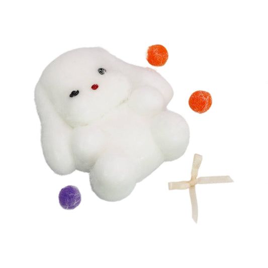 Fuzzy Maltese Puppy Dog Squishy