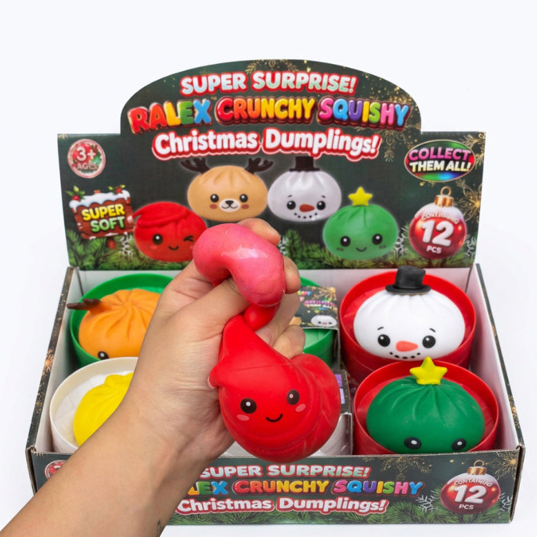 Crunchy Christmas Dumpling Squishy