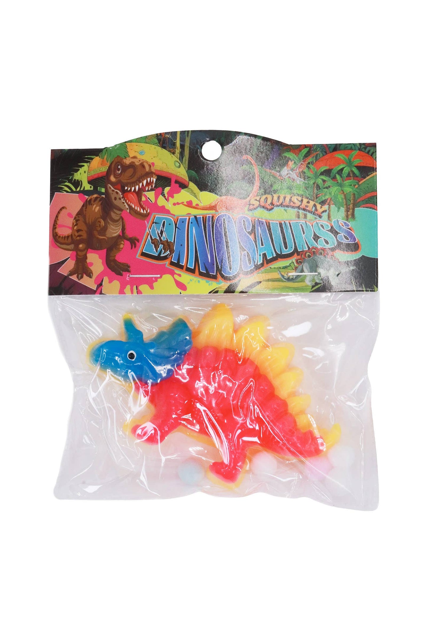 Colorful Dinosaur Sticky Mochi Squishy