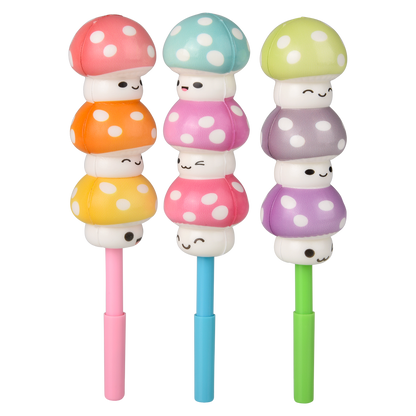 7" SQUISHY MUSHROOM PENS