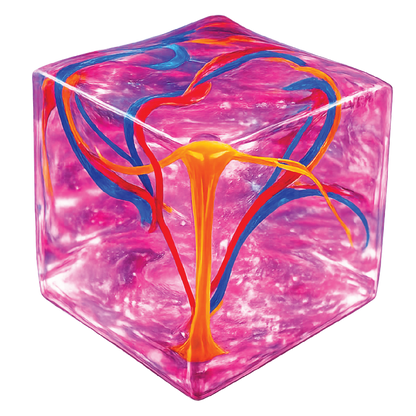 Fun Doh Squishy Charm Cube