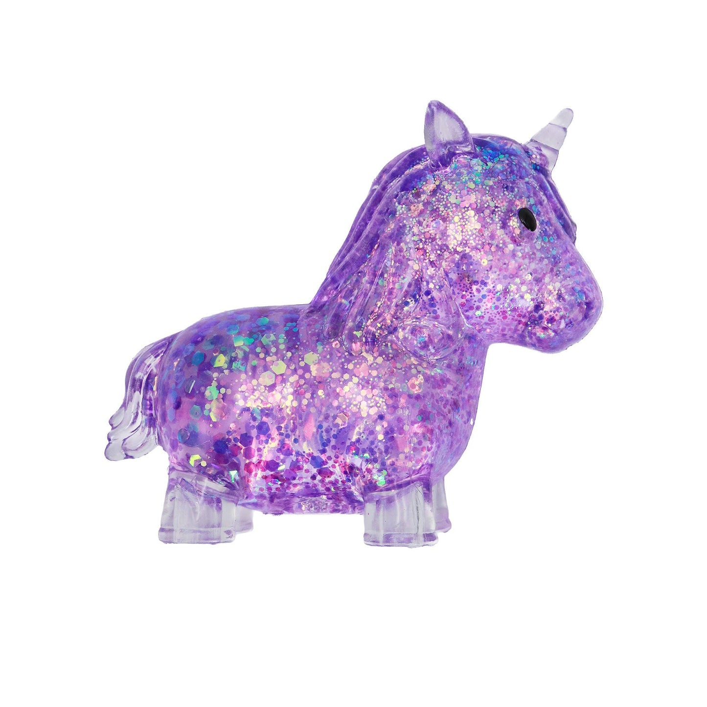 Unicorn Pony Glittery Maltose Putty Filled Squishy