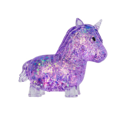 Unicorn Pony Glittery Maltose Putty Filled Squishy