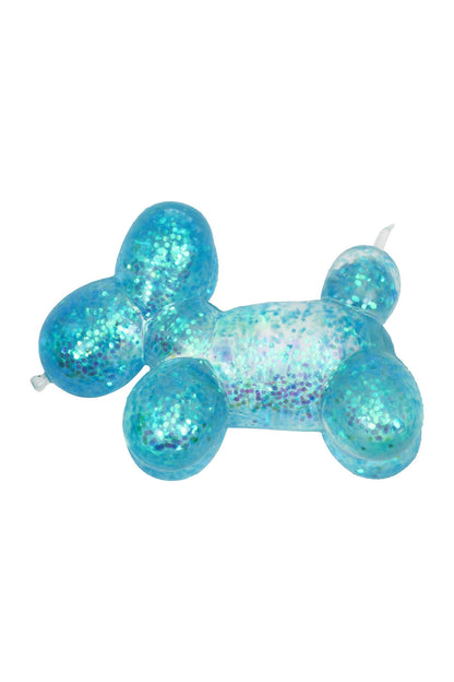 Balloon Dog Glittery Maltose Thick Putty Filled Squishy