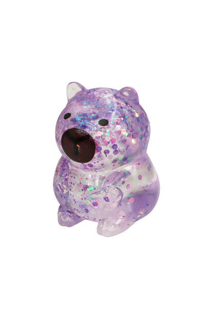 Capybara Iridescent Glittery Sugar Squishy