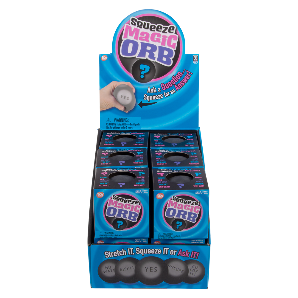 (T) SQUEEZE MAGIC ANSWERING  ORB 2.75" 12CT