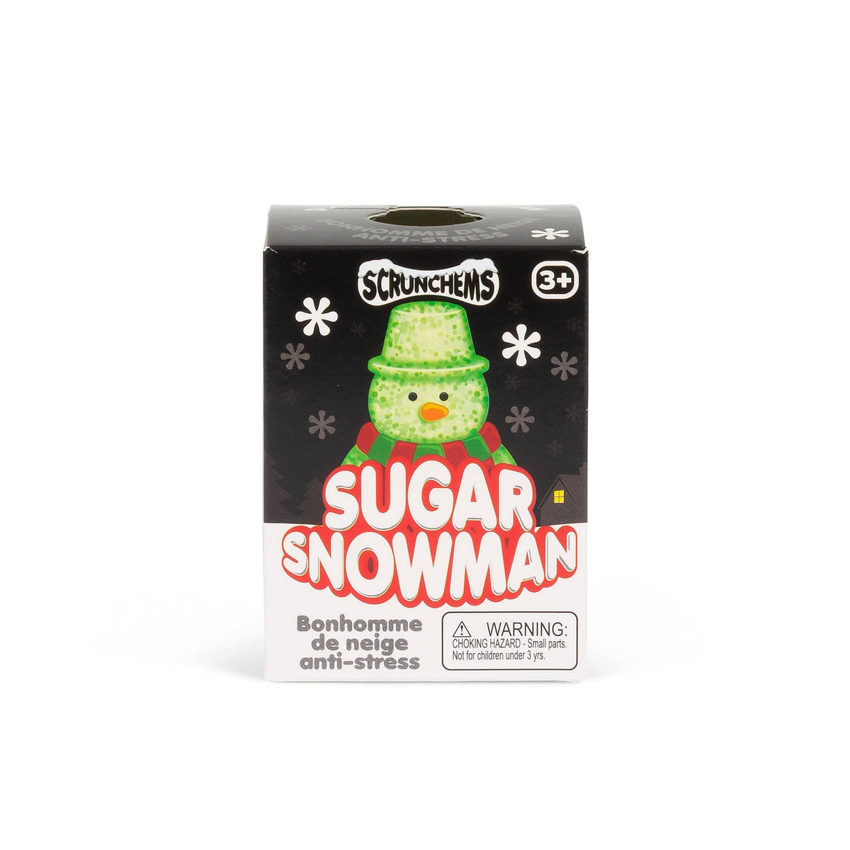 Scrunchems Sugar Snowman Squishy Fidget Toy