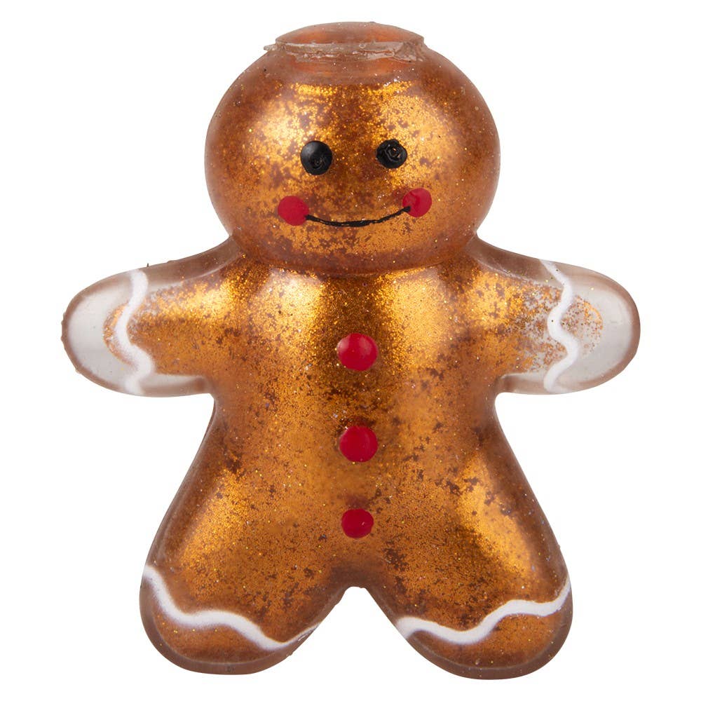 2.25" SQUISH STICKY  GINGERBREAD MAN    12/DISP