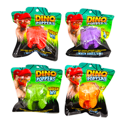 Squishy Dino Poppers Fidget Toy