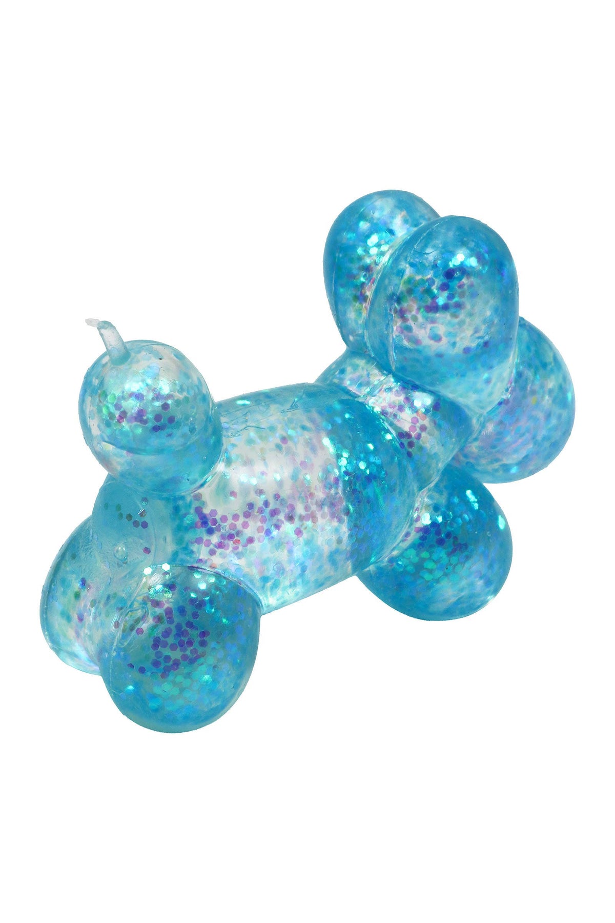 Balloon Dog Glittery Maltose Thick Putty Filled Squishy