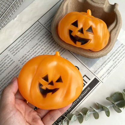 Coconut Oil Filled Halloween Pumpkin