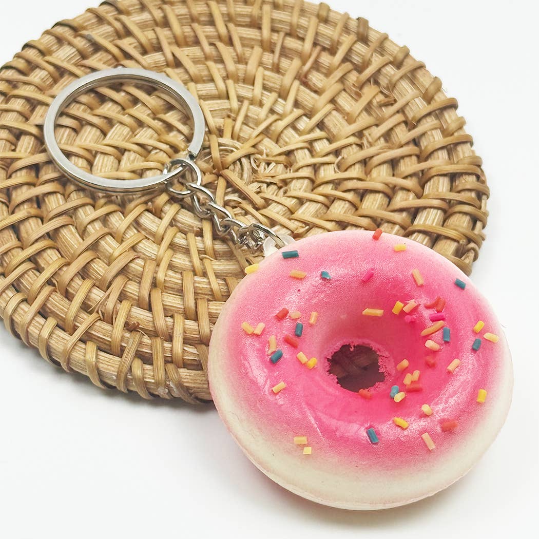 Addicting Slow Rising Donut Squishy Keychains